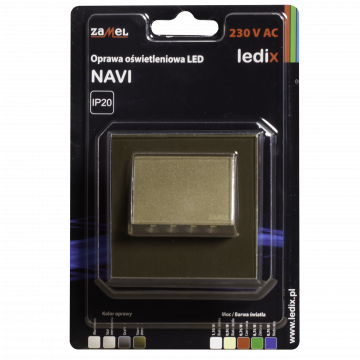 Світильник LED NAVI В/К 230V AC ZLO білий тепла TYP: 11-221-42
