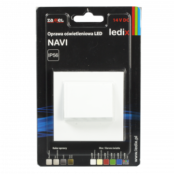 Світильник LED NAVI з рам. В/К 14V DC BIA білий застуда TYP: 11-211-51