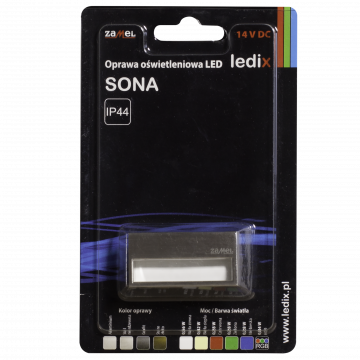 Світильник LED SONA М/П 14V DC STA RGB TYP: 12-111-26