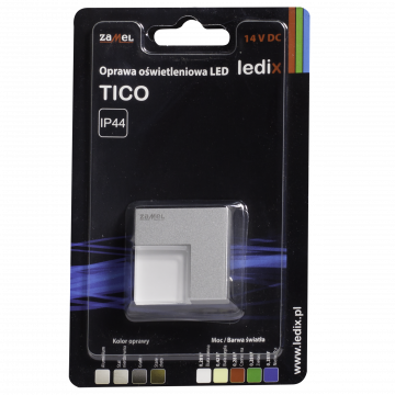 Світильник LED TICO М/П 14V DC ALU білий тепла TYP: 04-111-12