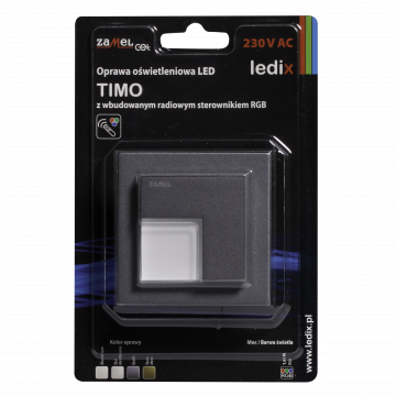 Світильник LED TIMO В/К 230V AC sterownik GRF RGB TYP: 07-225-36